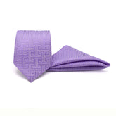 ROYAL LAVENDER TIE AND POCKET SQUARE SET